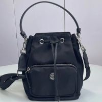 2023 new Tory Burch Ladys 2022 Virginia Five Colors Lightweight nylon material bucket bag handbag shoulder bag messenger bag