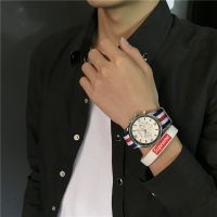 【Hot Sale】 Teenagers watches male high school students Korean version simple casual fashion mens watch personality retro and generous