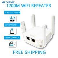 【CW】OPTFOCUS 2.4G 5G 1200Mbps WiFi Repeater 2 LAN WAN For Router Repetidor 4 Antennas Wi fi Amplificador Range Extender