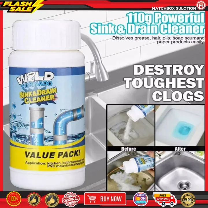 Original Wild Tornado Powerful Sink Drain Cleaner High Efficiency