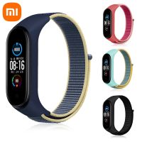 Nylon Strap For Xiaomi Mi Band 7 4 3 5 6 Bracelet Replacement Correa Strap Wristband Sports Breathable Bracelet For Miband 5 4 3 Smartwatches