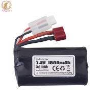 7.4v T-plug แบตเตอรี่ลิเธียมสำหรับ Wlotys 12423 12401 12403 12428 Hm163 Hm164 Yc200 9155 9156 4wd Rc รถ