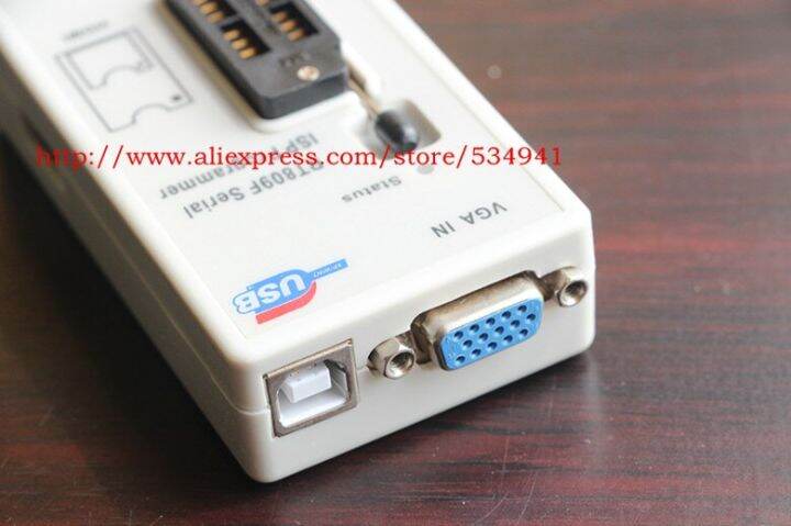 free-shipping-100-origanil-newest-rt809f-lcd-isp-programmer-with-8-adapters-sop8-ic-test-clip-icsp-board-isp-cable