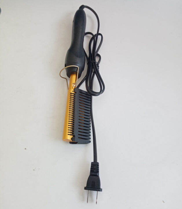 2021-electric-hot-comb-hair-straighter-golden-black-high-heat-flat-irons-straightening-brush-wet-curl-and-dry-use-for-hair-salo