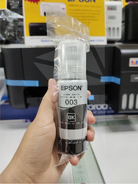 Epson 003 Black Ink Original For (L3110,L3150) หมึกเติมแท้สีดำ แดง ...