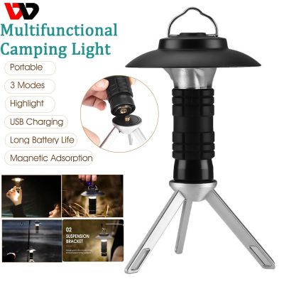 Multi-function Camping Light Portable Outdoor Camping Lantern With Magnet Emergency Light Hanging Tent Light Powerful Work Lamp