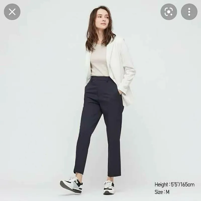 WOMEN EZY ANKLE LENGTH TROUSERS (L28) UNIQLO UK Ankle, 43% OFF