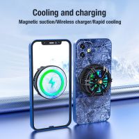 15W Magnetic Wireless Charger with Semiconductor Cooler Radiator for iPhone 13 12 mini pro max Android Phone Wireless Charging Car Chargers