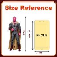 Marvel Action Figures Spider Man Vision Superheros Model Display Ornaments The 3 Anime Room Decorations Boy Hobby Collection Fashion Action Toys