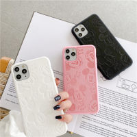 มิกกี้น่ารักเหมาะสำหรับ Apple 13pro เคสป้องกันแบบลอกเคสโทรศัพท์ iPhone 14Plus Xsmax เคสนิ่ม12vsr1