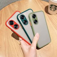 Case Oppo A98 5G เคสกันกระแทก ปุ่มสีผิวด้าน เคส OPPO A98 5g ขอบนิ่มหลังแข็ง  เคสโทรศัพท์  เคสมือถือ ส่งจากไทย