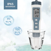 3 IN 1 เครื่องทดสอบคุณภาพน้ําแบบดิจิตอล TDS PH Meter เครื่องวัดอุณหภูมิความบริสุทธิ์ของน้ํามัลติฟังก์ชั่น TEMP Tester