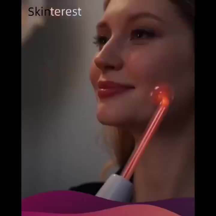Handheld 4 In 1 High Frequency Electrode Wand Electrotpy Beauty Device