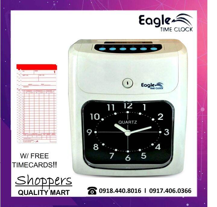 Eagle Time Clock Bundy Clock, Analog Time Recorder, Time Clock Machine