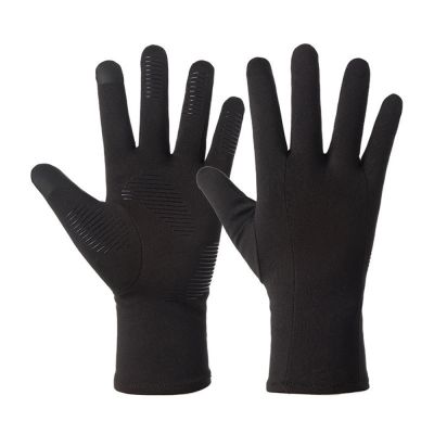 【CW】 Football Gloves Boys Thermal Grip Outfield Field Cycling Outdoor