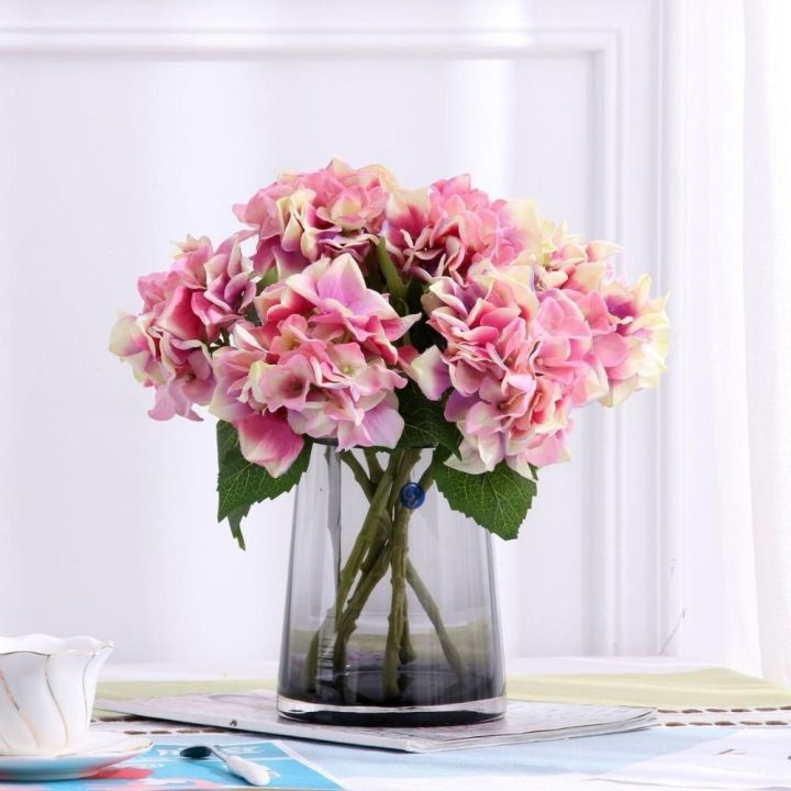 ดอกไฮเดรนเยีย-ดอกไม้ประดิษฐ์-ดอกไม้ปลอม-ดอก-hydrangea-flower-ตกแต่งบ้าน-ดอกไม้แต่งห้อง-ไฮเดรนเยียปลอม