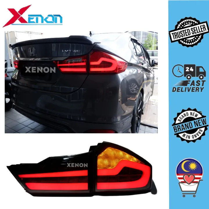Honda City 2014 2019 GM6 tail lamp BMW design running signal