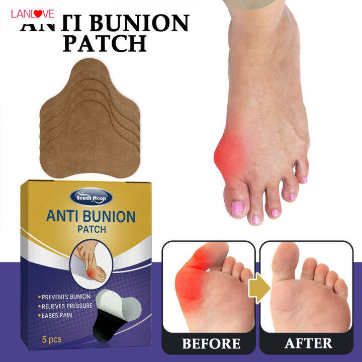 LANLOVE 5pcs Finger Toe Joint Pain Relief Patch Effectively Relieve