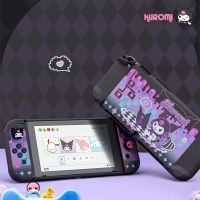 Sanrio Kuromi Switch Game Console Protective Case Rocker Hat Silicone Soft Shell Cute Anime Anti-fall NS OLED Accessories Gifts