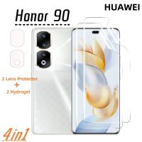 ฟิล์มไฮโดรเจลปกป้องหน้าจอสำหรับ Honor 90 Magic Pro Huawei Honor Protector เลนส์90 Pro 5 Magic5สำหรับฟิล์ม