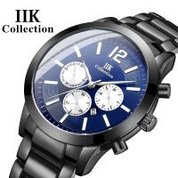 【January】 IIK cross-border calendar watch fashion hot style wrist men watches wholesale male eye six needle