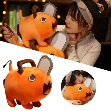 Compre 25cm Anime Chainsaw Man Dolls Plush Toy Cartoon Pochita Orange Dog  Pillow Stuffed Soft Toy for Kids Birthday Gift