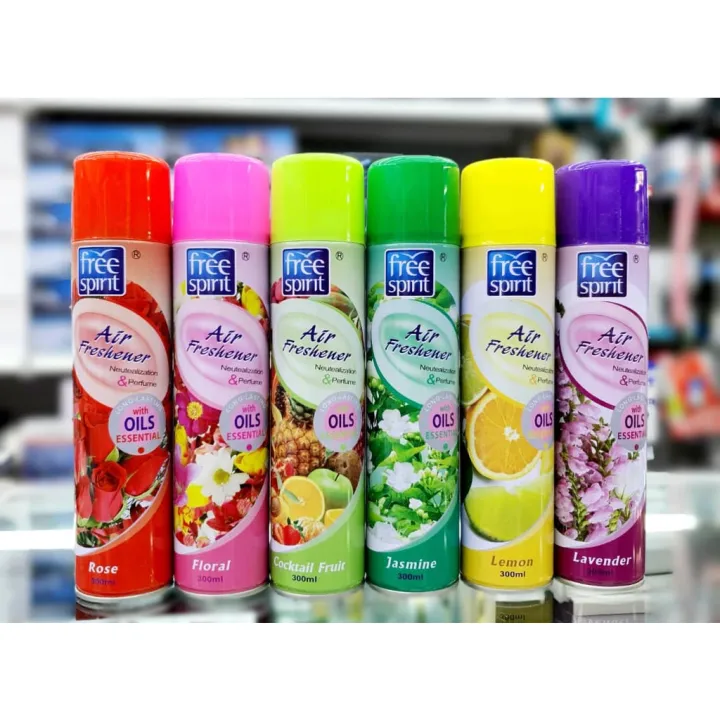FREE SPIRIT 300ML home air freshener spray Long Lasting Room Freshener Lazada PH