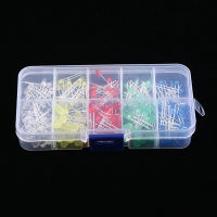 Sun 200PCS 3V 20mA ไดโอดที่มีสีสัน3mm LED Light ASSORTED Kit DIY LED DIODE set