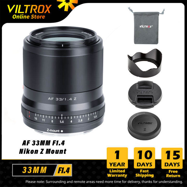 viltrox-33มม-เลนส์-f1-4-z-เลนส์โฟกัสอัตโนมัติเลนส์ถ่ายภาพรูรับแสงขนาดใหญ่เลนส์-aps-c-สำหรับ-nikon-z-mount-lesn-z6-z7-ii-z50เลนส์กล้อง