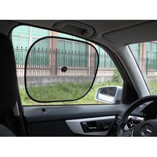 L ที่บังแดดในรถพับเก็บได้ ที่บังแดดในรถม้วนเก็บได้ ที่บังแดดติดกระจกข้างรถยนต์ [BE112]