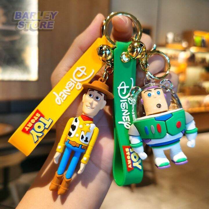 barley-ใหม่-พวงกุญแจ-จี้ตุ๊กตา-buzz-lightyear-strawberry-bear-มอนสเตอร์ขนฟู-สามตา