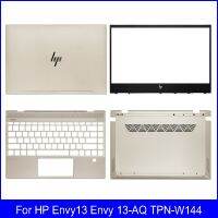 2023 ☆ ตกแต่งใหม่หน้าจอ LCD สำหรับแล็ปท็อปฝาหลังสำหรับ HP Envy 13 Envy13-AQ TPN-W144ที่พักแขนเคสด้านล่างฝาปิดโน้ตบุค L54934-001 C D ทอง