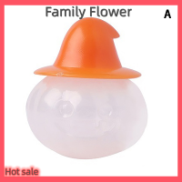 Family Flower Flash Sale ขวดซอสปรุงรสฮาโลวีนขวดซอสมะเขือเทศแบบพกพาภาชนะใส่สลัดหม้อส้อมผลไม้ฮาโลวีน