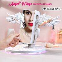 Universal Angel ปีก Wireless Charger หน้า Qi ไร้สายชาร์จพร้อมปีกสำหรับ iPhone Samsung Huawei Xiaomi