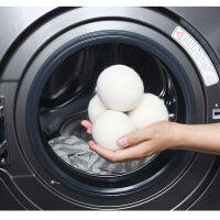 【Cw】Wool Dryer Balls Pure Wool Anti-Entanglement Reusable ป้องกัน Static Electricity Softener Sticky Hair เครื่องซักผ้า Accessorie