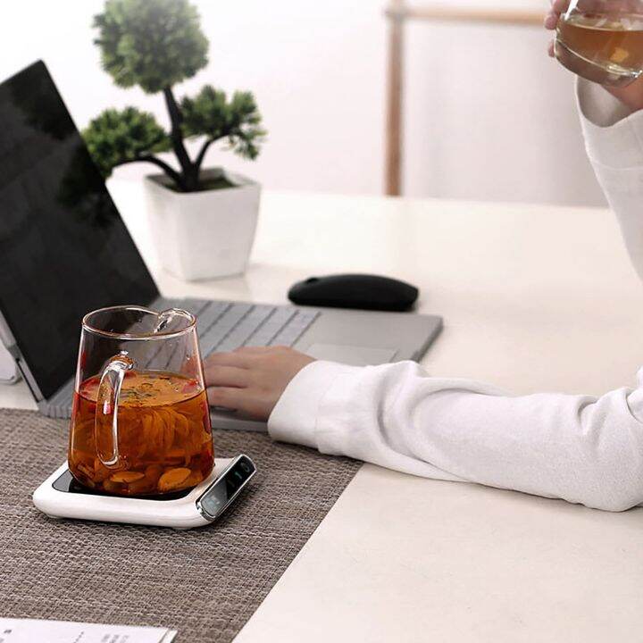 coffee-mug-warmer-portable-usb-glass-ceramic-tea-warmer-plate-auto-shut-off-cup-warmer-with-3-temperature-settings-smart-milk