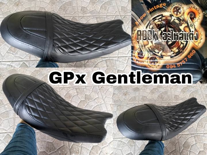 เบาะแต่ง-gpx-gentleman-200-cc-เบาะแต่งgtm-เบาะตรงรุ่น-gpx-gentleman-สำหรับมอเตอร์ไซต์สไตล์วินเทจ-รุ่น-gpx-gentleman-200