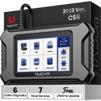 CS2 Mucar สแกนเนอร์อัตโนมัติฟรีตลอดอายุการใช้งาน4/6 Obd2สำหรับรถยนต์ ECM/SRS/ABS/TPMS/TCM ระบบ2/4/6รีเซ็ต OBD2สแกนเนอร์เครื่องมือวินิจฉัยอัตโนมัติ