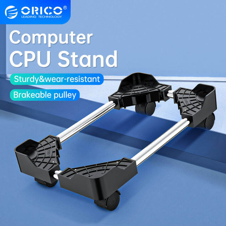 ORICO ABS Computer CPU Stand with Wheels Stable Vertical Stand For