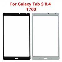 T700 T705แผงสัมผัสหน้าจอสำหรับเหมาะสำหรับ Samsung Galaxy Tab S 8.4 2014 SM-T700 SM-T705กระจกด้านนอกจอแอลซีดีด้านหน้า (ไม่มีช่อง)