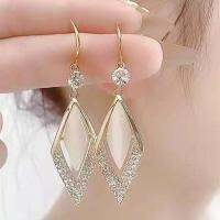 Anting-Anting Geometri,Panjang,Perangai,Fesyen