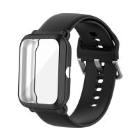 ZZOOI For Amazfit Bip U Pro S Lite Strap Case Protector Silicone bracelet + Cover for Amazfit GTS 3 2 mini 2e Wristband Shell bumper