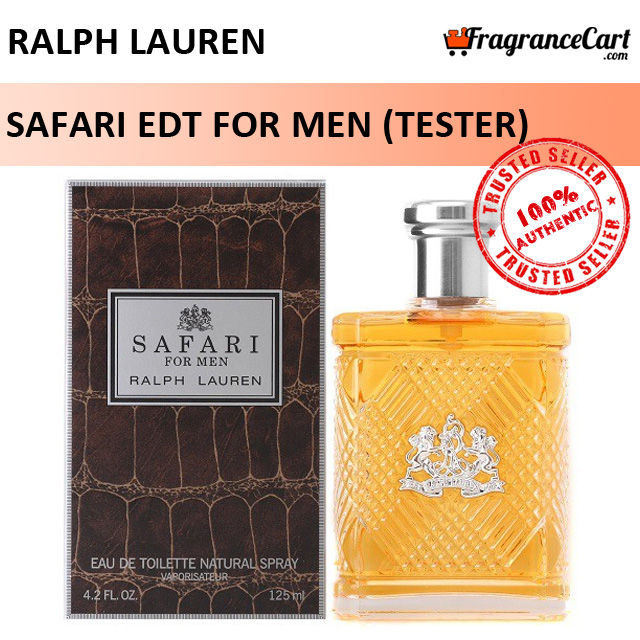 100% Perfume Singapore Lazada (125ml Ralph Men for [Brand Toilette | Safari de Lauren EDT FragranceCart] Authentic Tester) New Eau