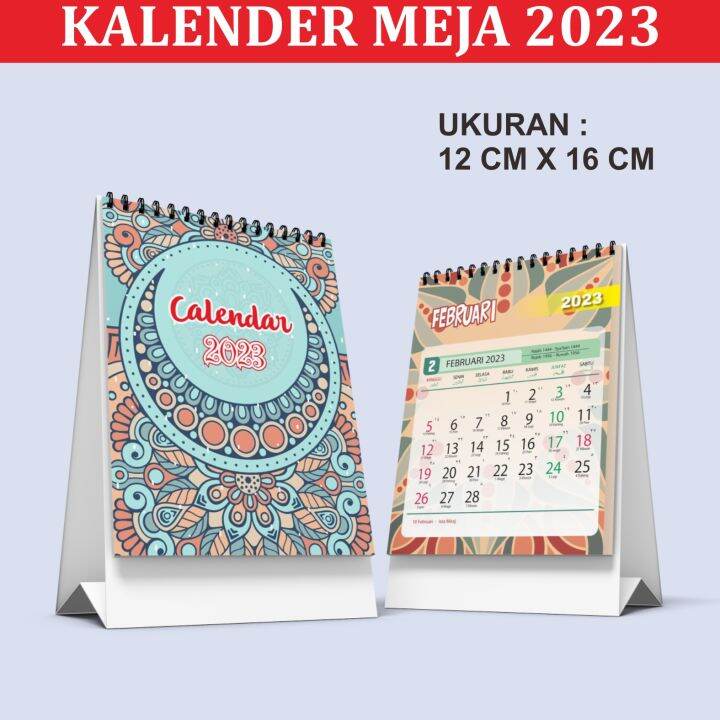 Kalender Meja 2023 Kalender Duduk 2023 Spriral Lazada Indonesia 2815