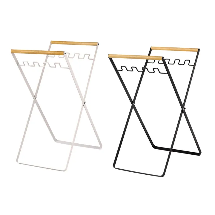 【CW】 Metal Trash Bag Holder Frame Trash Bags Rack Garbage Bags Waste