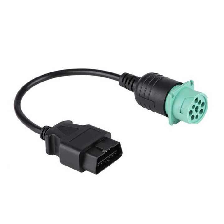 To 9 16 Pin Pin Diagnostic Scanner Adapter OBD2 Truck Diagnostic