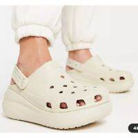 ǎ[วัดเท้าเปล่าแล้วลด1cm] Crocs Classic crush clog ของแท้ shop Thai ทุกคู่