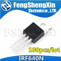 100pcs/lot IRF640 IRF640N N Channel Power MOSFET TO-220 WATTY Electronics