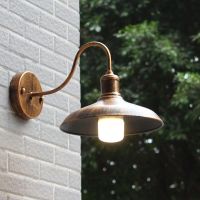 American Retro Outdoor Waterproof Wall Lamps Industrial Wall Light Balcony Garden Villa Courtyard Outdoor Terrace Aisle Wall Sco