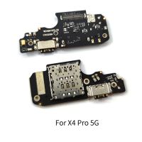 สำหรับ Xiaomi Poco X4 Pro 5G / X4 GT บอร์ดชาร์จยูเอสบีพอร์ตสำหรับซ่อมสายเคเบิลงอได้